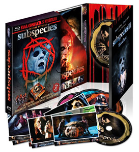 Subspecies Complete Saga | Subspecies / Subspecies II: Bloodstone / Subspecies III: Bloodlust / Subspecies IV: Bloodstorm/Vampire Journals  |   Blu-Ray